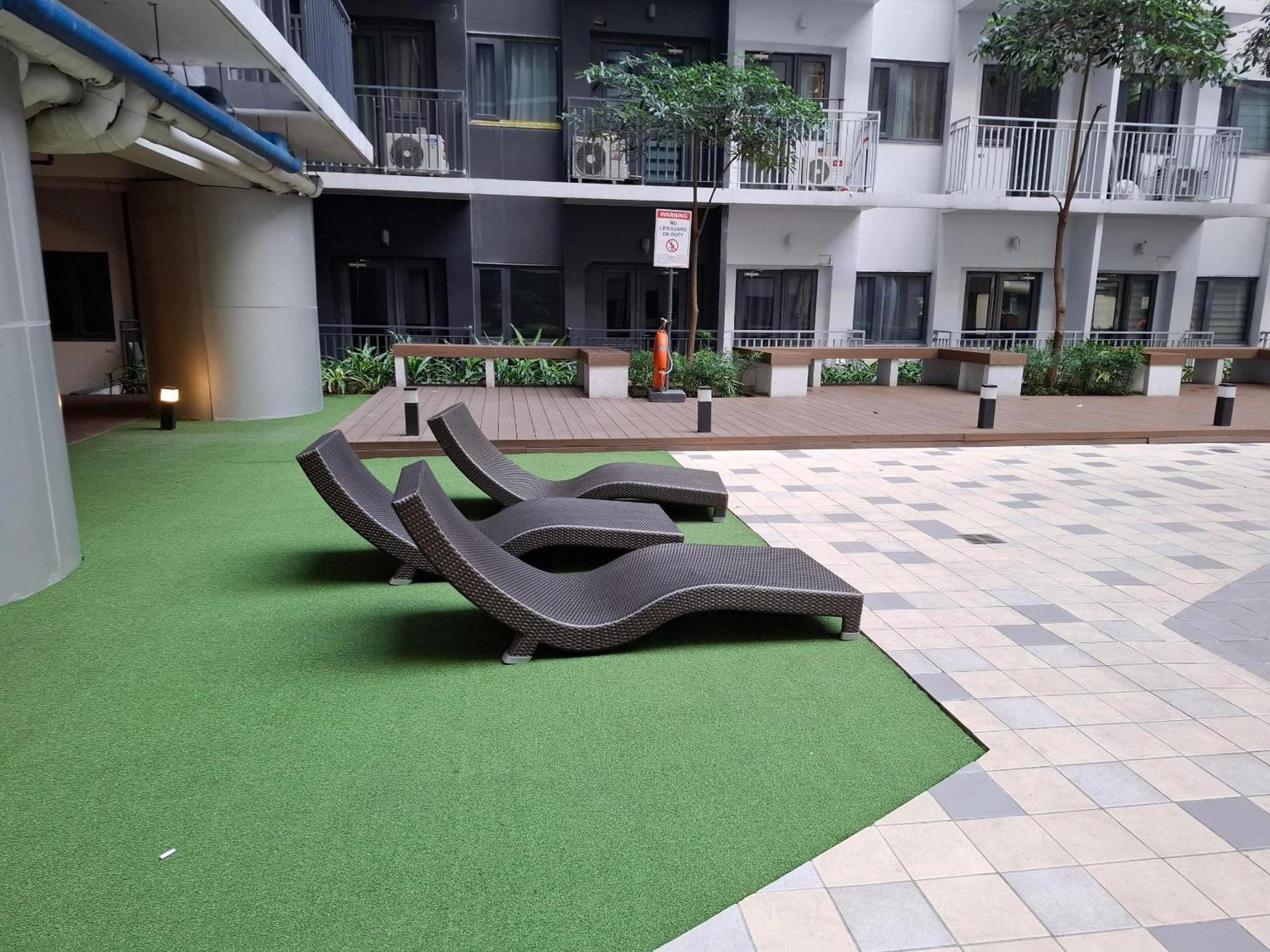 Shore 1 & 3 Residences Moa 1Br With Balcony By Darpm マニラ市 エクステリア 写真